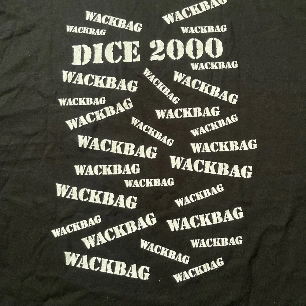 Vintage Andrew Dice Clay Comedian Wackbag 2000 Tour Double-Sided Graphic Tee XL - Picture 4 of 5